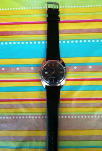 automatico vintage orologio anni80 cinturino in pelle