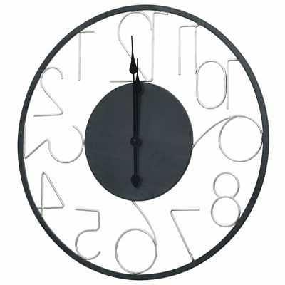 ax orologio parete nero metallo orologi arredo