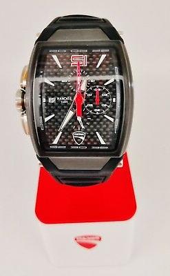 B LOCMAN DUCATI CHRONO WATCH MAN CARBON FIBER MONTRE HOMME H