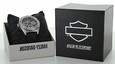 b orologio donna cristalli swarovski harley davidson