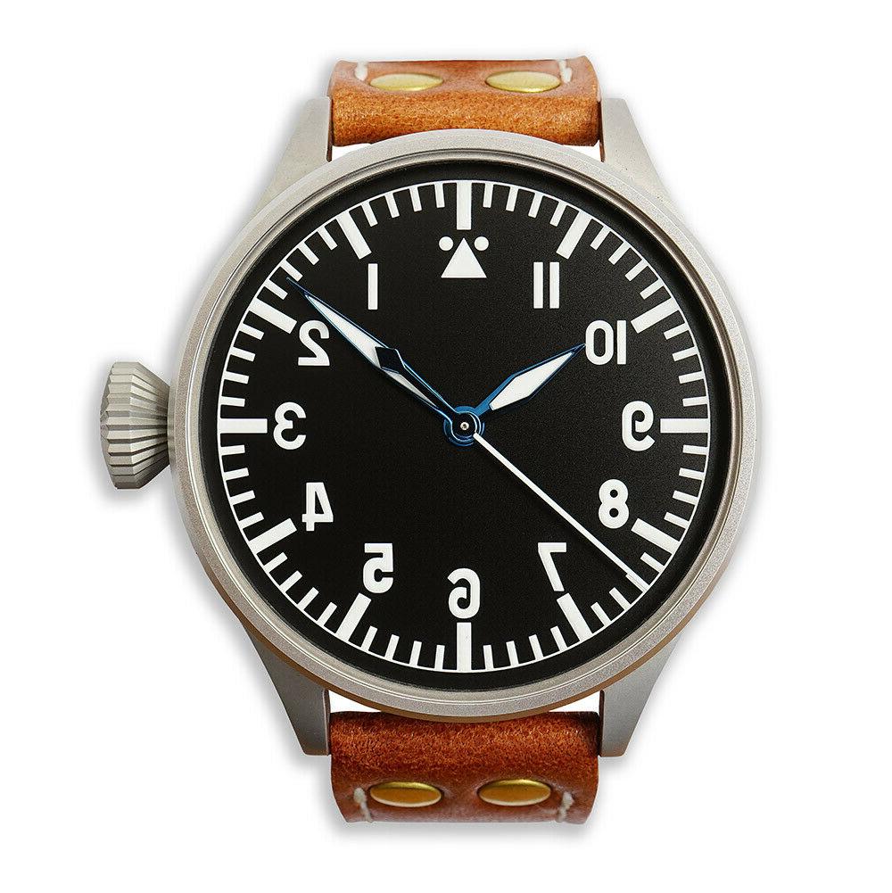 b uhr 47 pilot automatico swiss acciaio