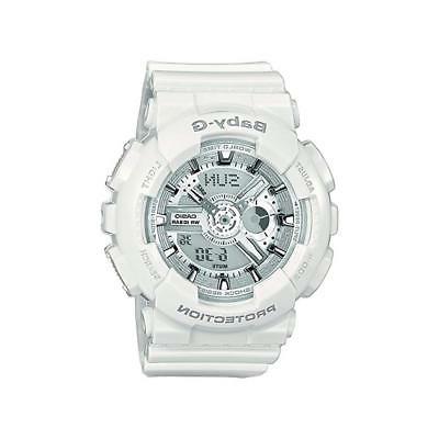 baby g bianco ba 110 7a3er orologio