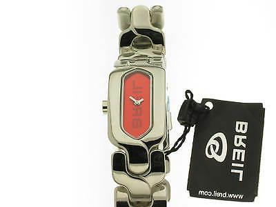 babylon lady quarzo acciaio quadrante rosso referenza