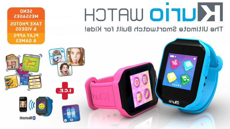 bambini smart orologio bluetooth camera microfono altoparlan