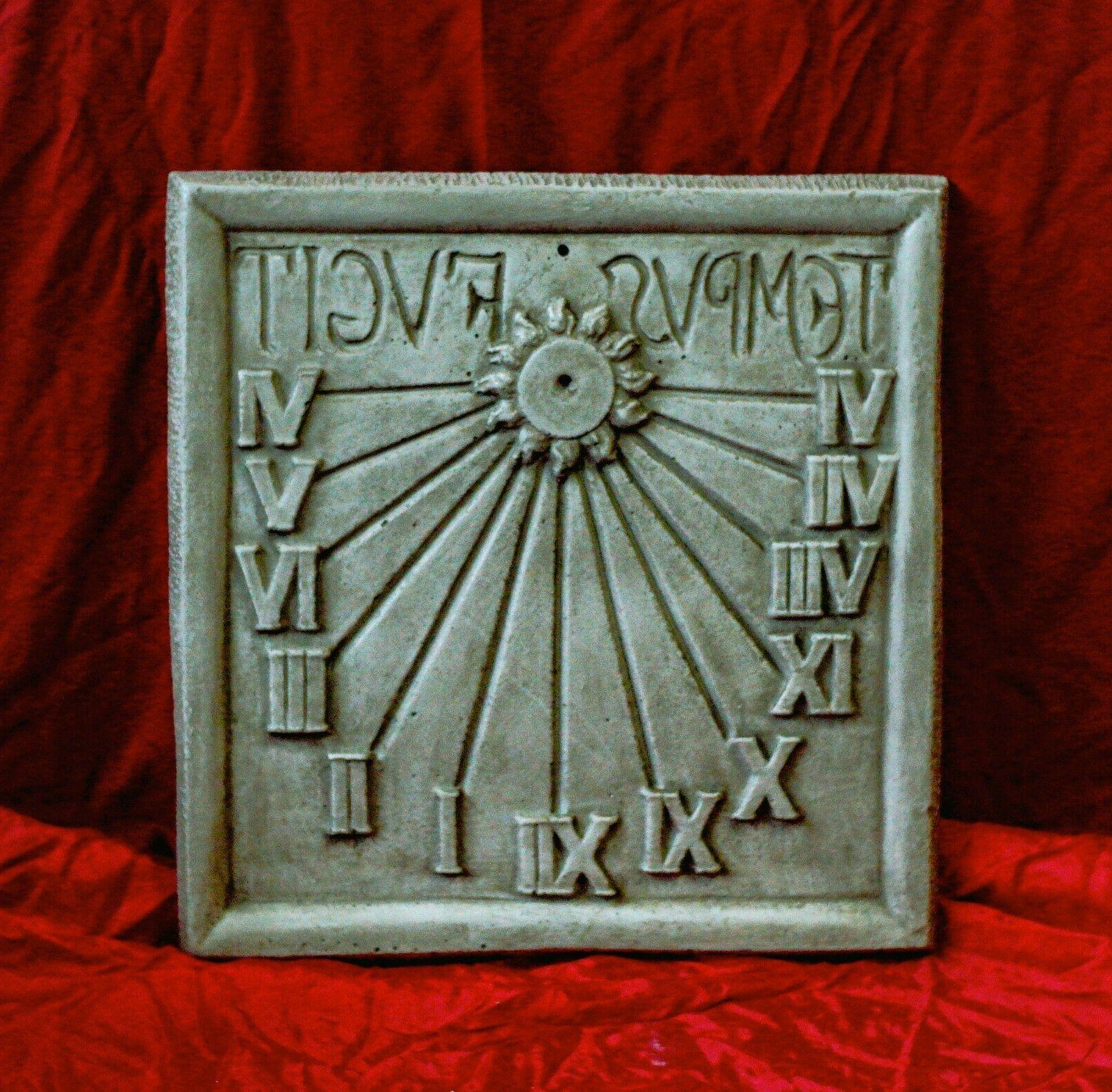 bassorilievo meridiana da parete orologio solare marmo