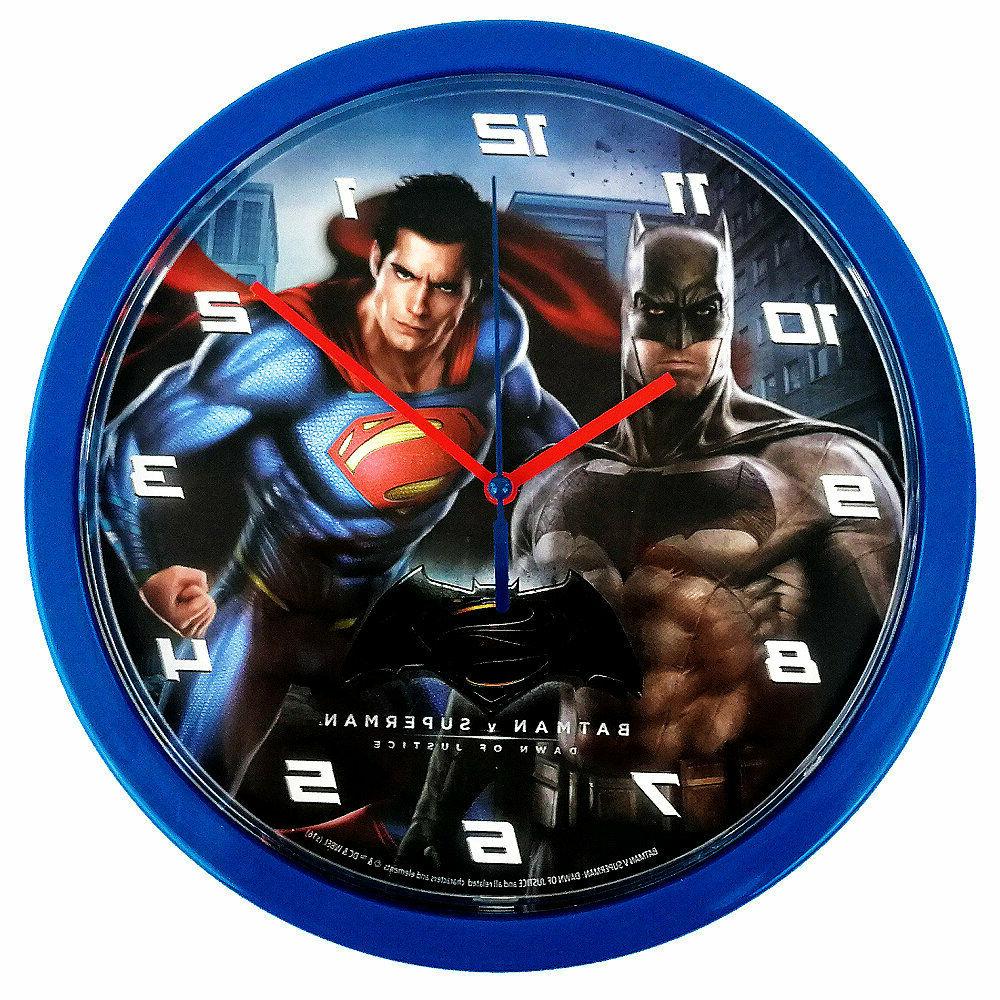 batman superman orologio da parete per cameretta