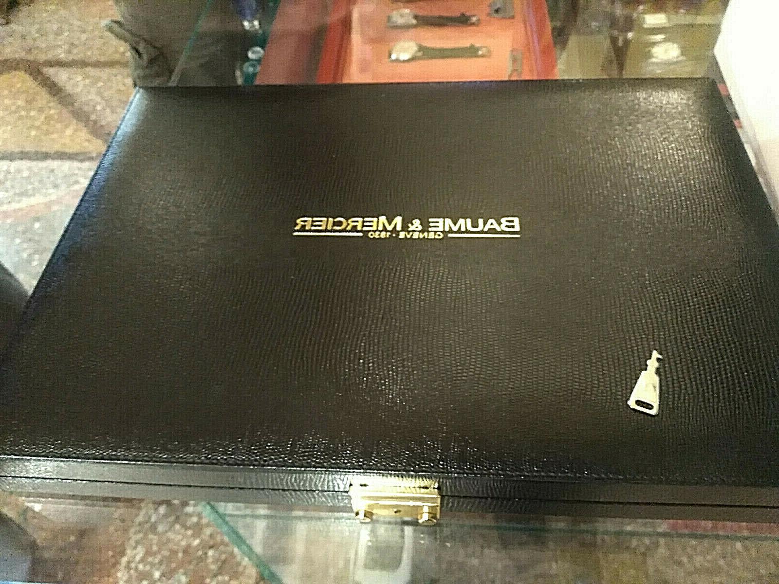 baume and mercier scatola portaorologi 9 nera