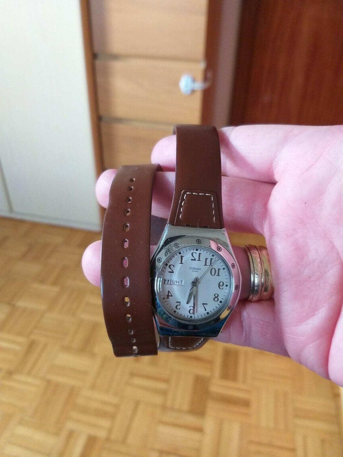 bellissimo orologio donna swacht cinturino in pelle