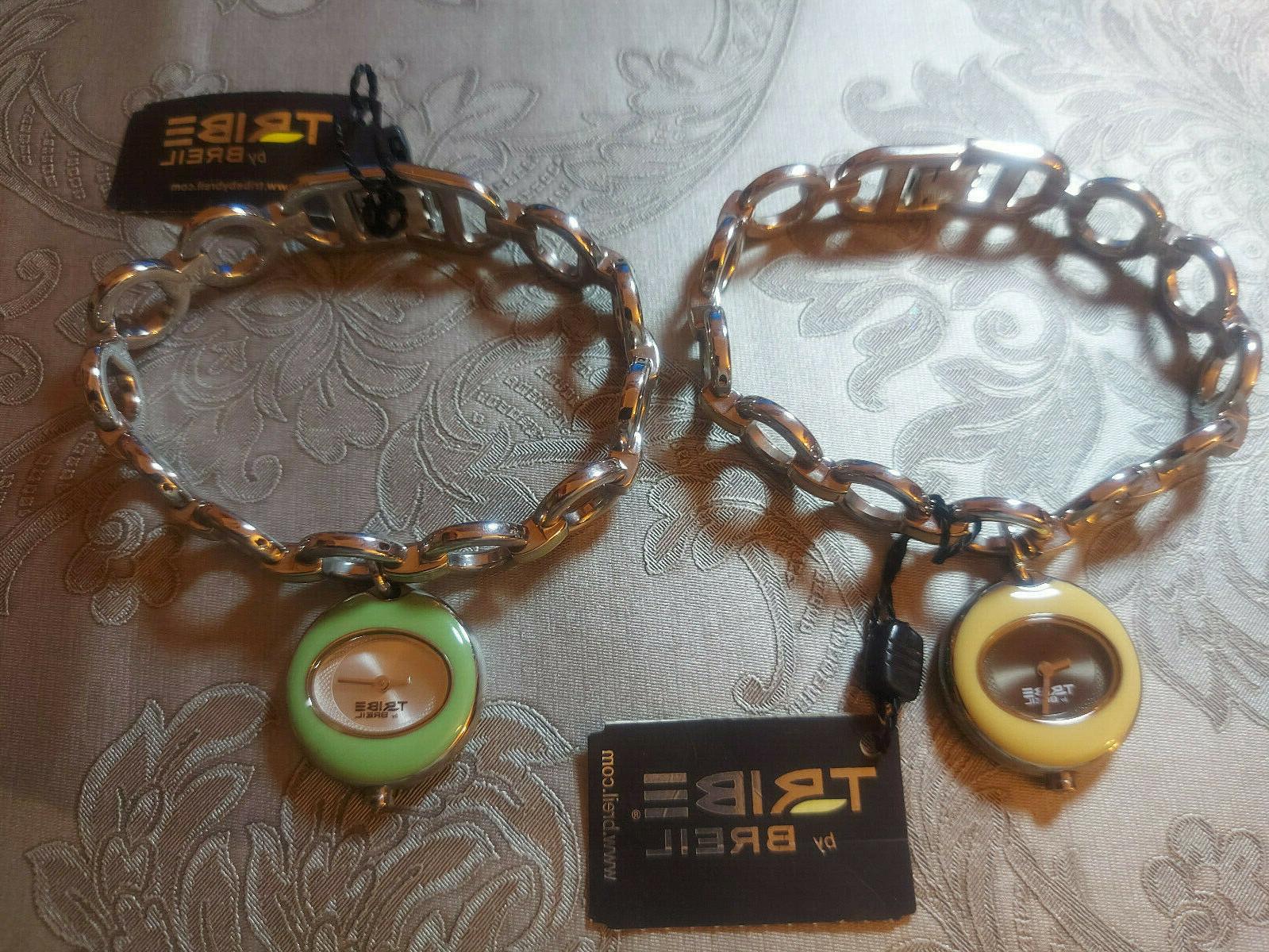 bellissimo set di n 2 orologi multicolore