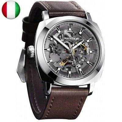 benyar orologio da polso meccanico automatico da