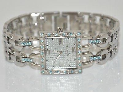 bm 3080ls 01m orologio donna swarovski azzurro