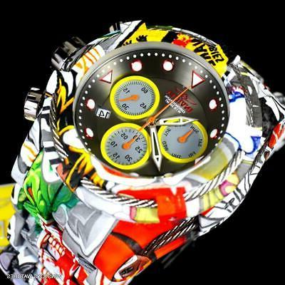 bolt zeus hydroplated acciaio graffiti cronografo 52mm