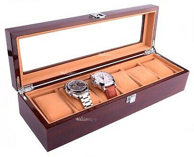 box scatola cofanetto con vetrina porta orologi