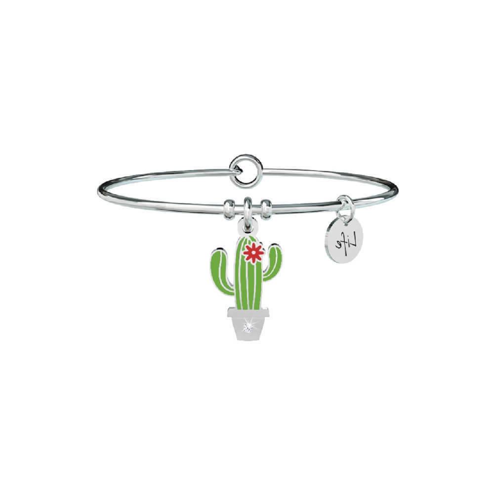 bracciale donna kidult in acciaio cactus oltre