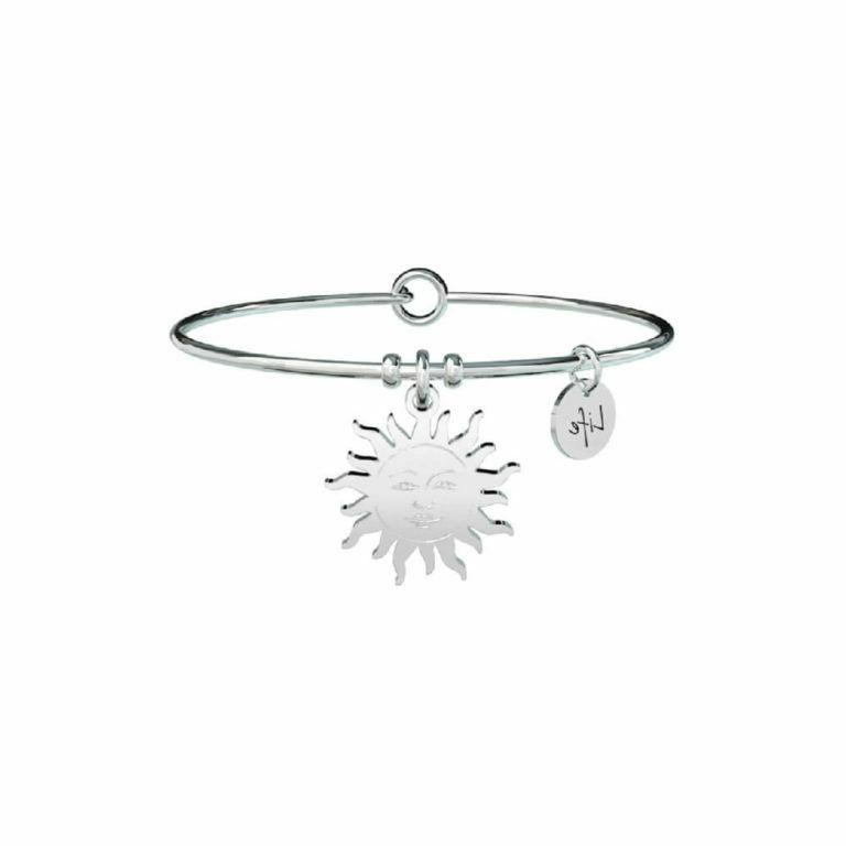 bracciale donna kidult in acciaio sole sorriso