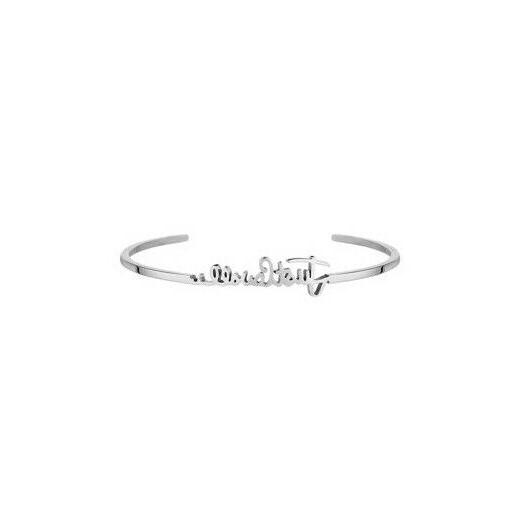 bracciale rigido donna jcgw001 silver logato firma