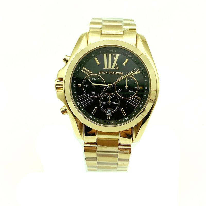 bradshaw gold tone watch mk5739
