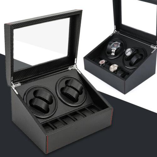lusso carbon fiber 4 6 watch winder