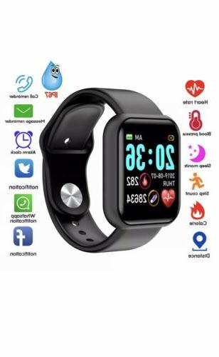 cardiofrequenzimetro smartwatch y68 sport bracelet per ios