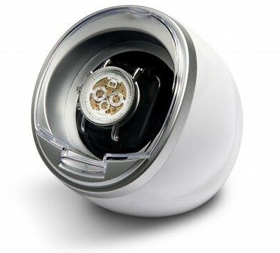 carica orologi automatici singolo watch winder white
