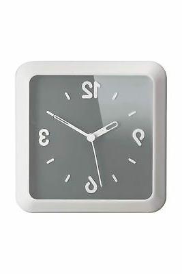 casa time quadrati orologio parete grigio 16860008