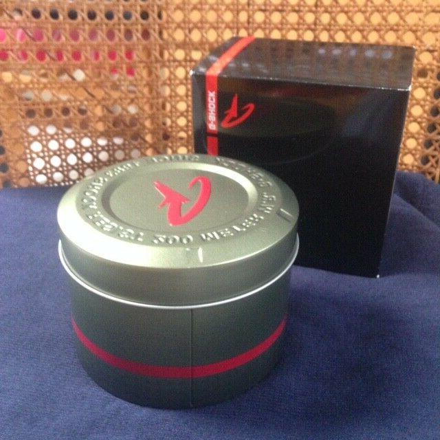 casio g shock scatola latta presentazione storage