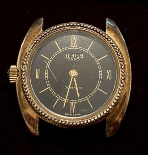 cassa orologio vintage okay incabloc swiss dorato