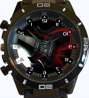 chitarra elettrica nuova serie gt sports orologio