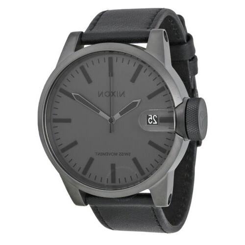 chronicle orologio uomo swiss movement matte black