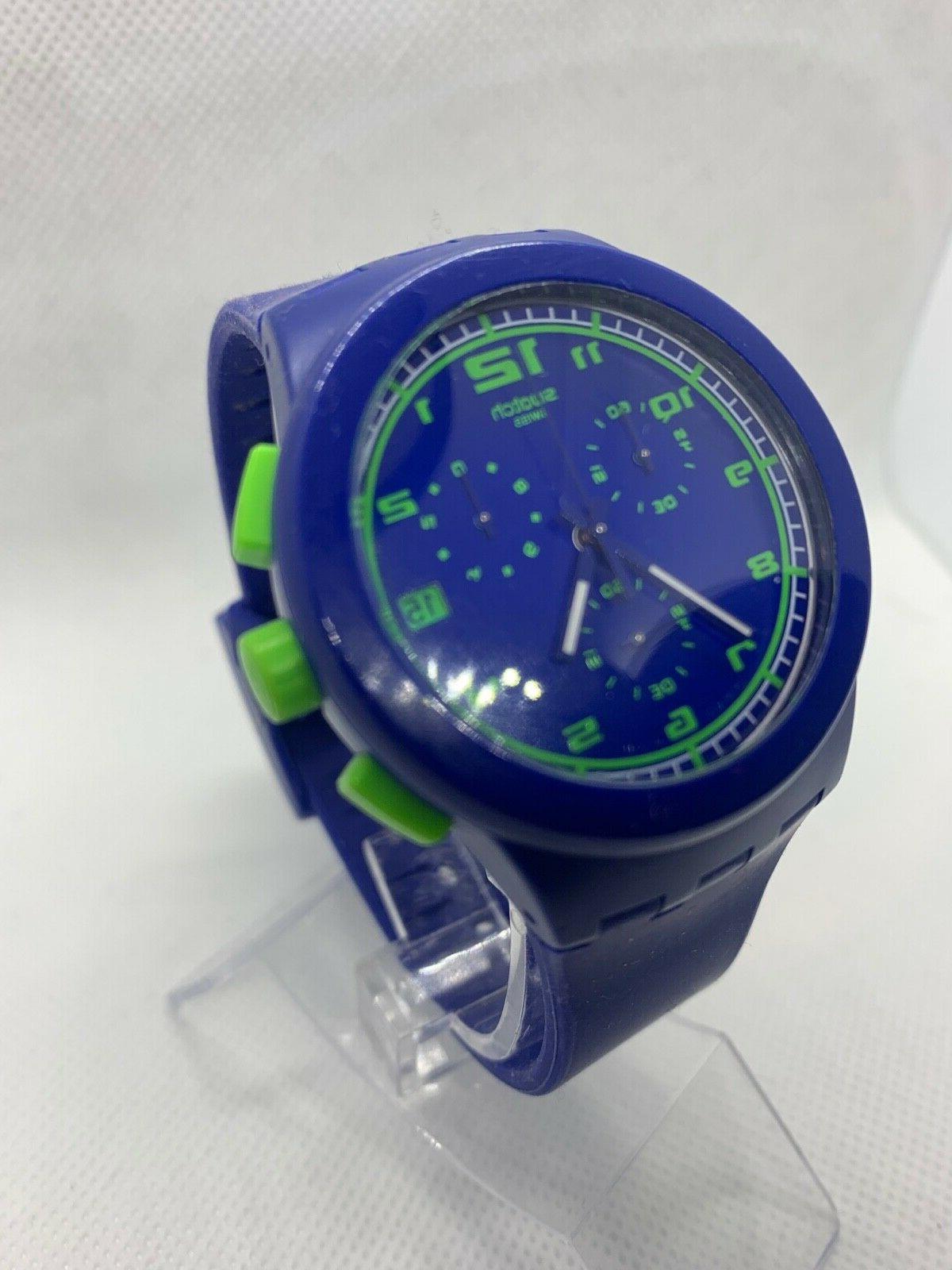 chrono plastic blue c in confezione