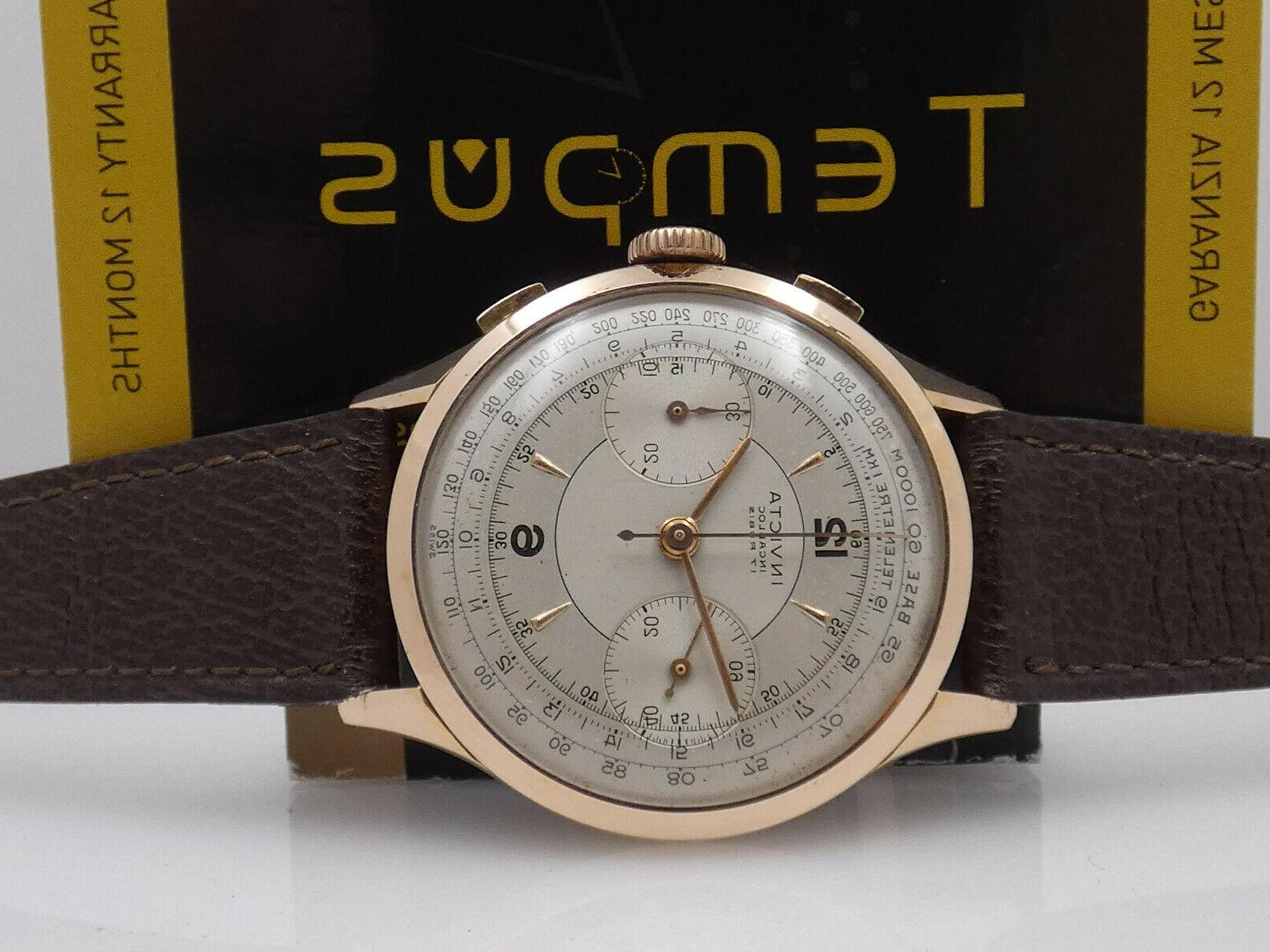 chrono valjoux 22 oro rosa 18 kt