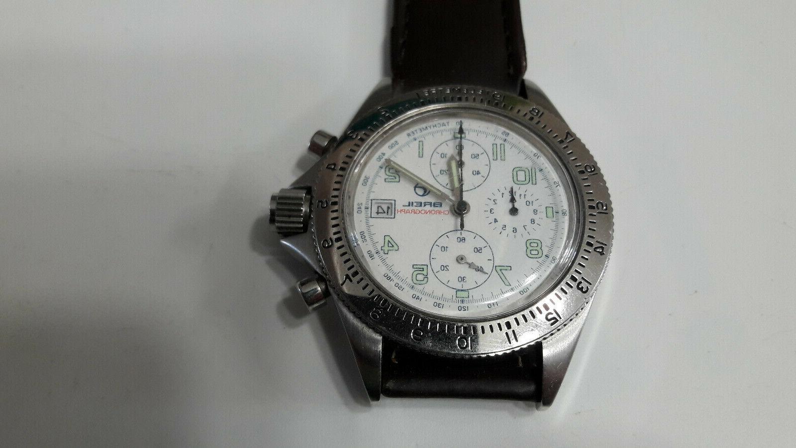 chronograph orologio uomo cronografo crono quartz batteria