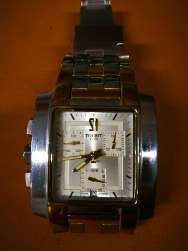 chronograph quarzo uomo bicolore anni 90 usato