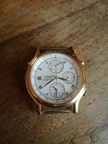chronograph vintage quartz 7t32 6a50 funzionante batteria