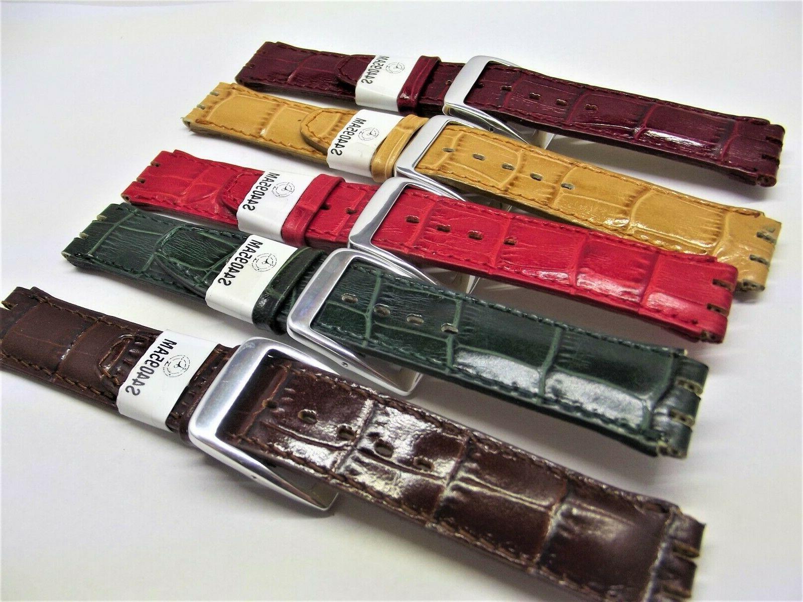 cinturini pelle cocco swatch ansa 17mm orologi