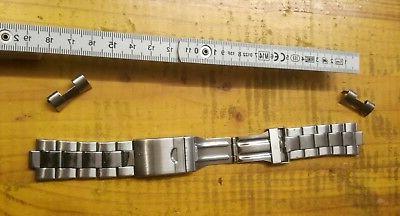 cinturino acciaio con blocco anse 22mm curve