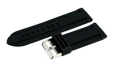 cinturino in gomma nero per orologio ansa