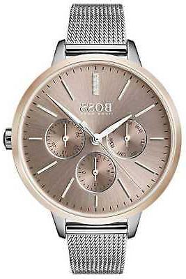 cinturino in maglia mesh con cassa in