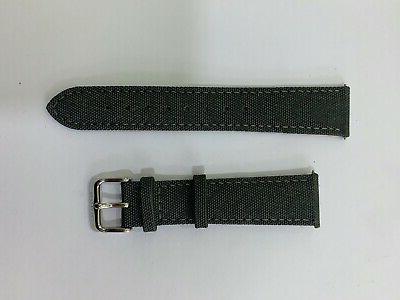 cinturino originale orologio 21 mm tessuto grigio