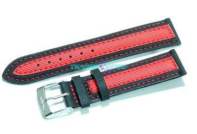 cinturino orologio in tessuto cordura imbottito 20mm