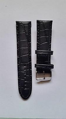 O In Vera Pelle Nero Pitonato 18 20 22 24 26 Mm Cucitura Ner