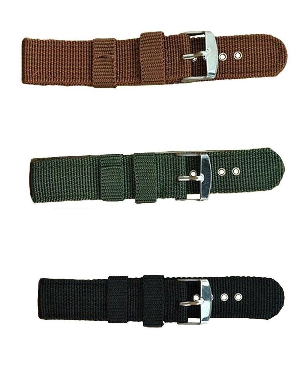 cinturino orologio nylon nato fashion premium 20