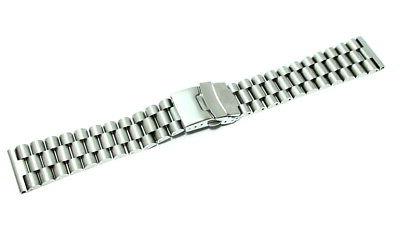 cinturino orologio president acciaio pesante satinato 22mm