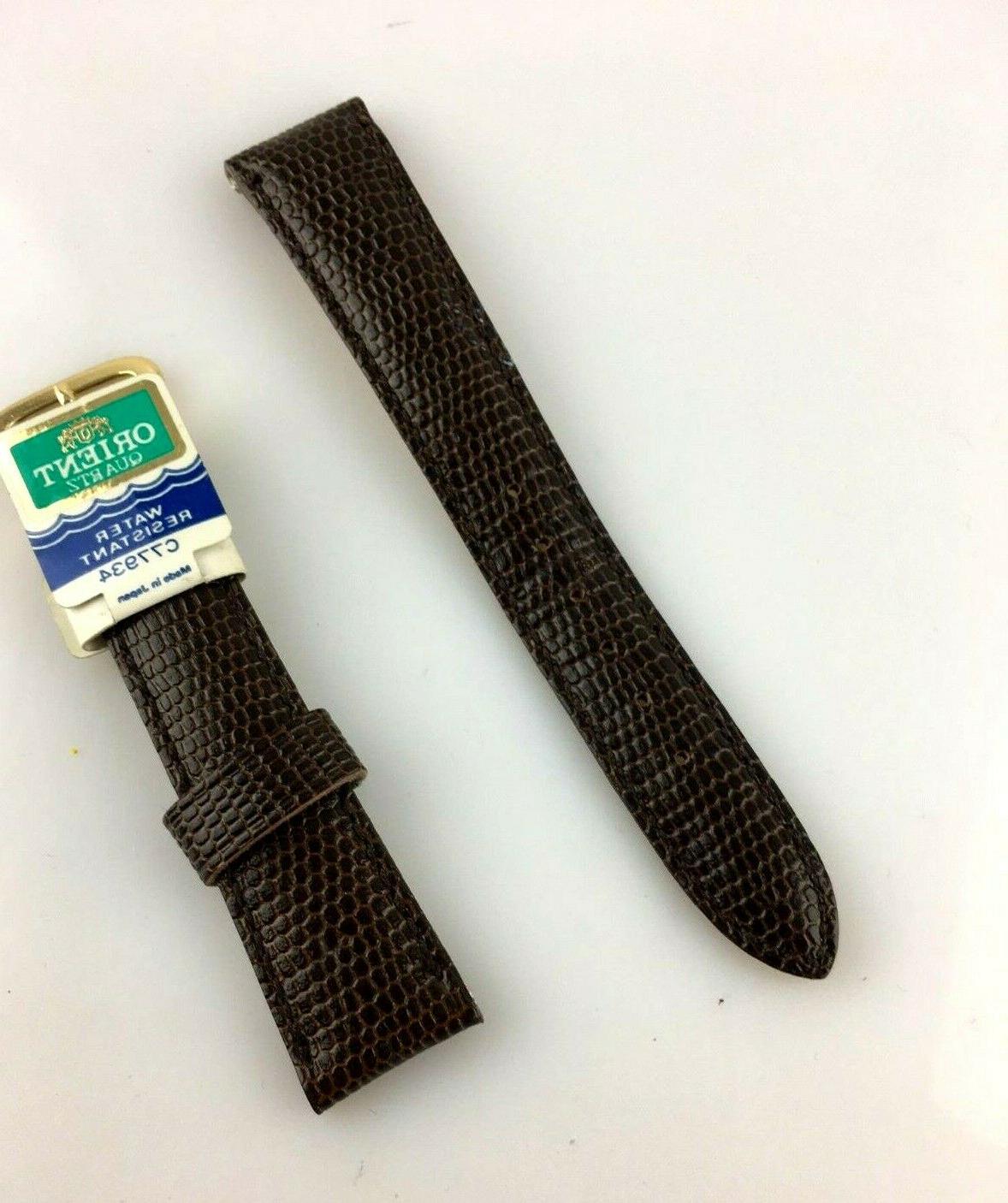 cinturino orologio uomo 18mm pelle marrone new