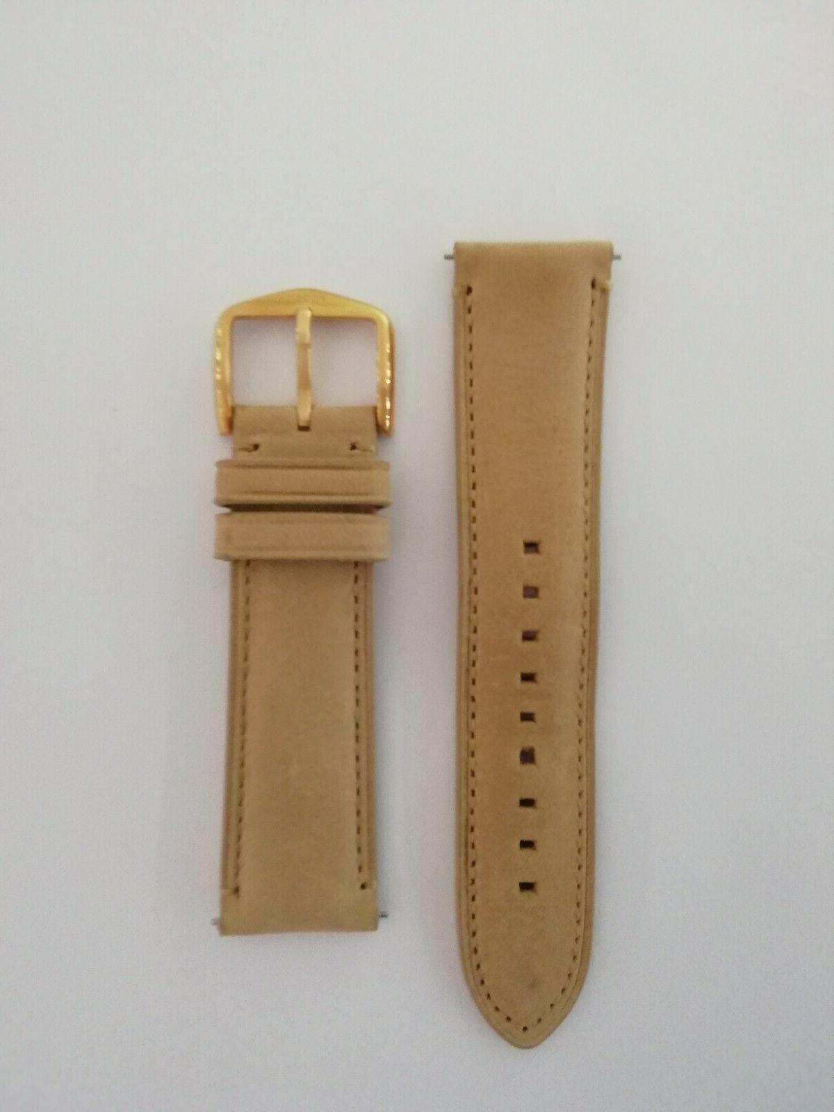 cinturino pelle beige originale per orologio smartwatch