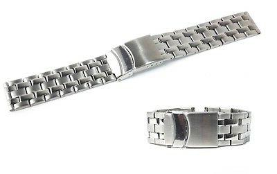 cinturino per orologio acciaio pieno ansa dritta