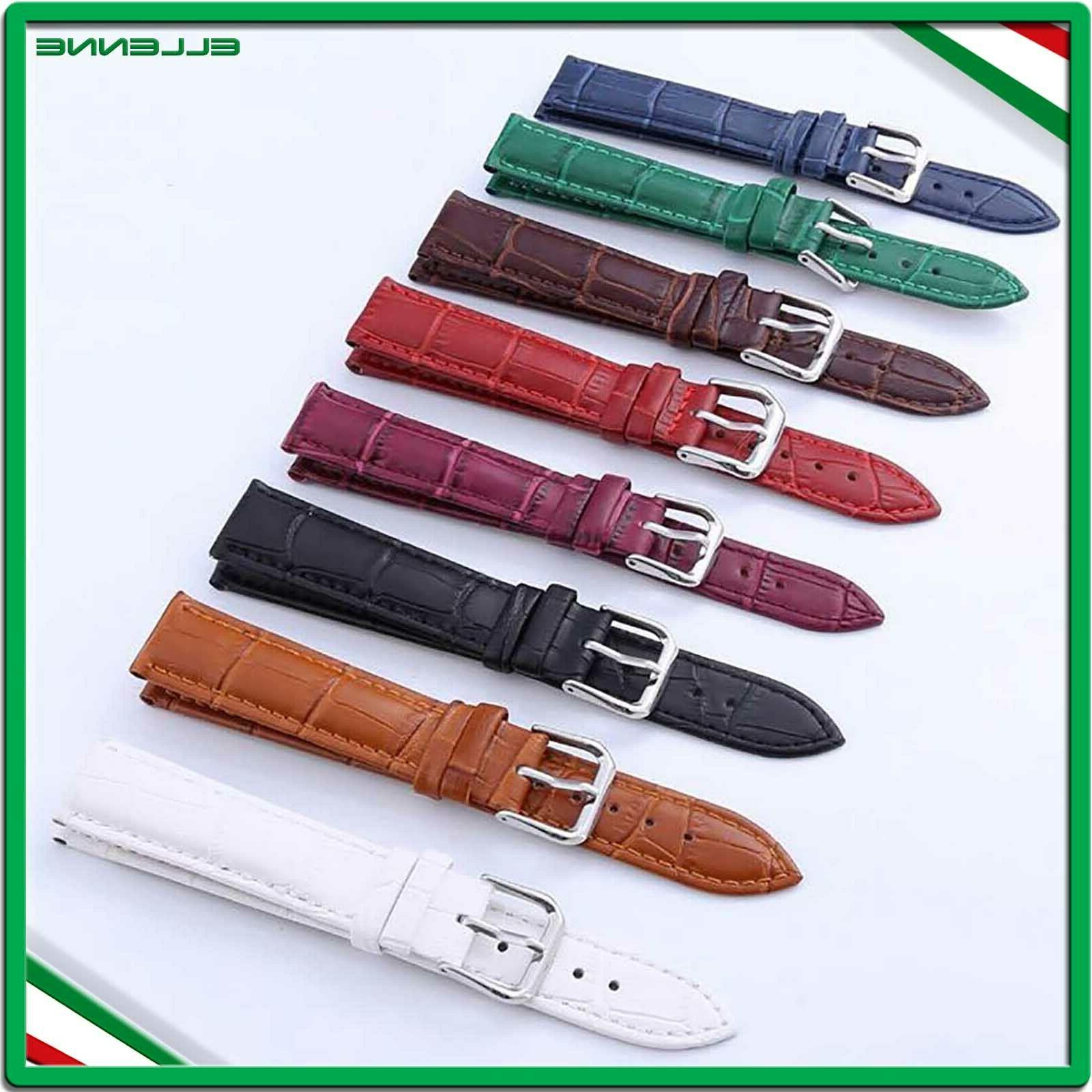 cinturino vera pelle orologio universale uomo donna