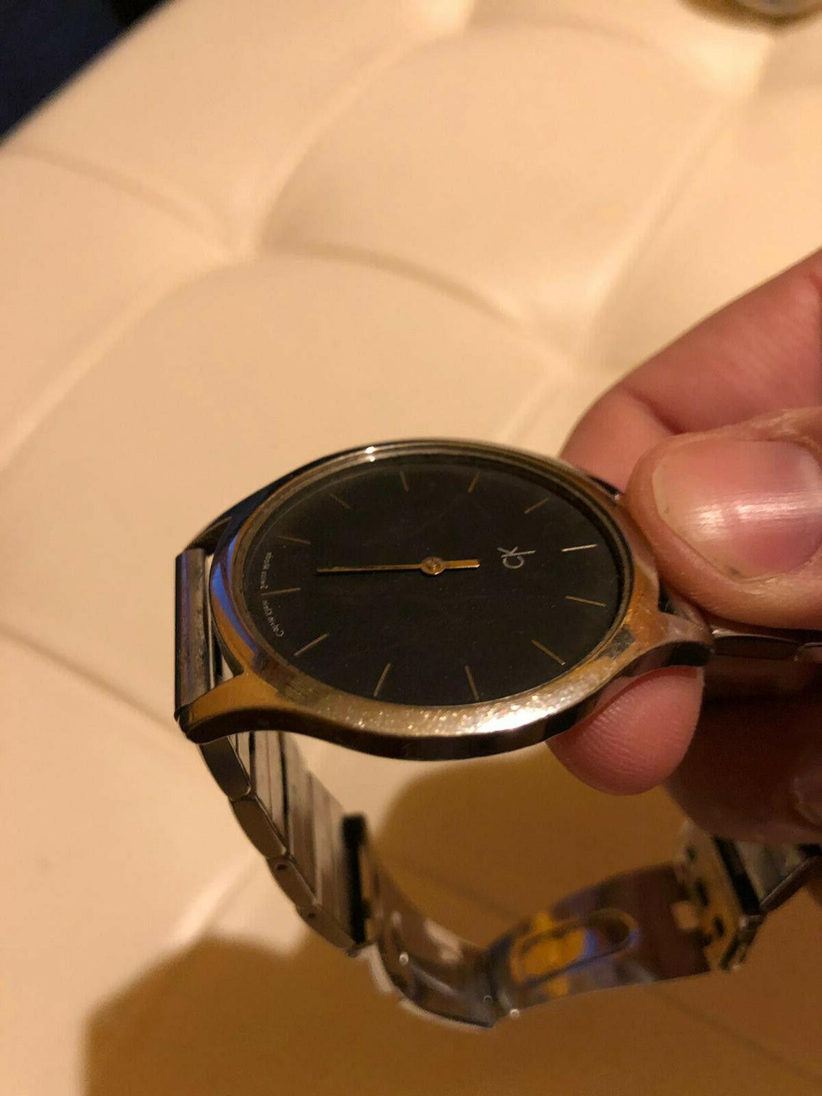 ck orologio ck uomo acciaio senza vetrino