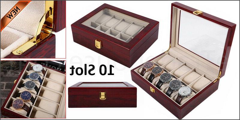 cofanetto scatola box porta orologi 10 posti
