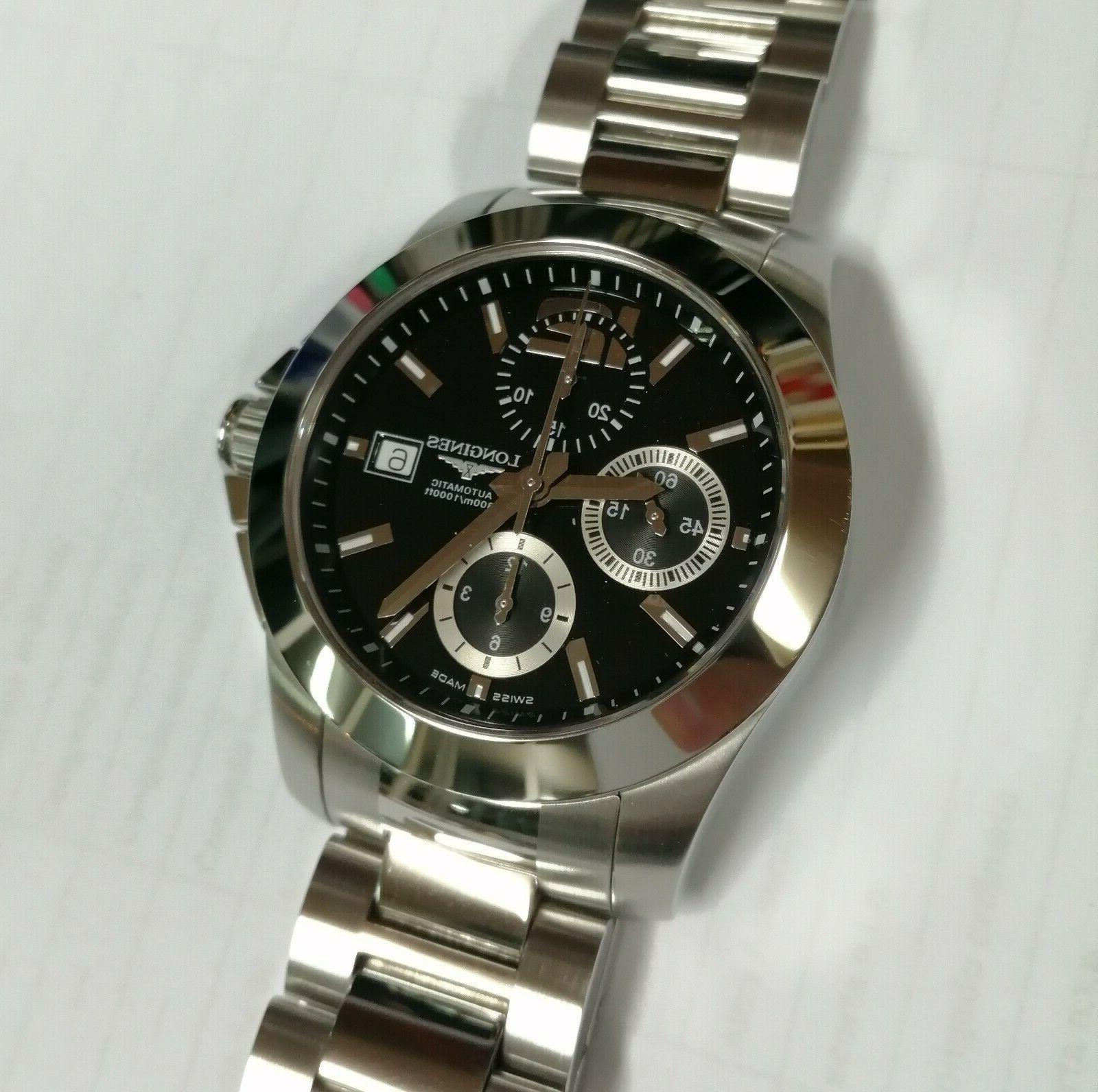 conquest cronografo automatico l36624 nuovo